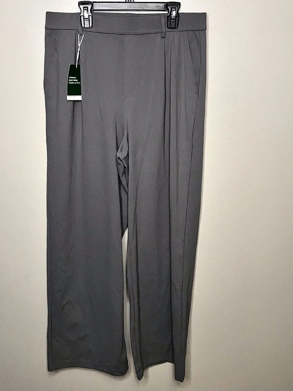 Halara Wide Leg Pants in Gray Size Large NWT